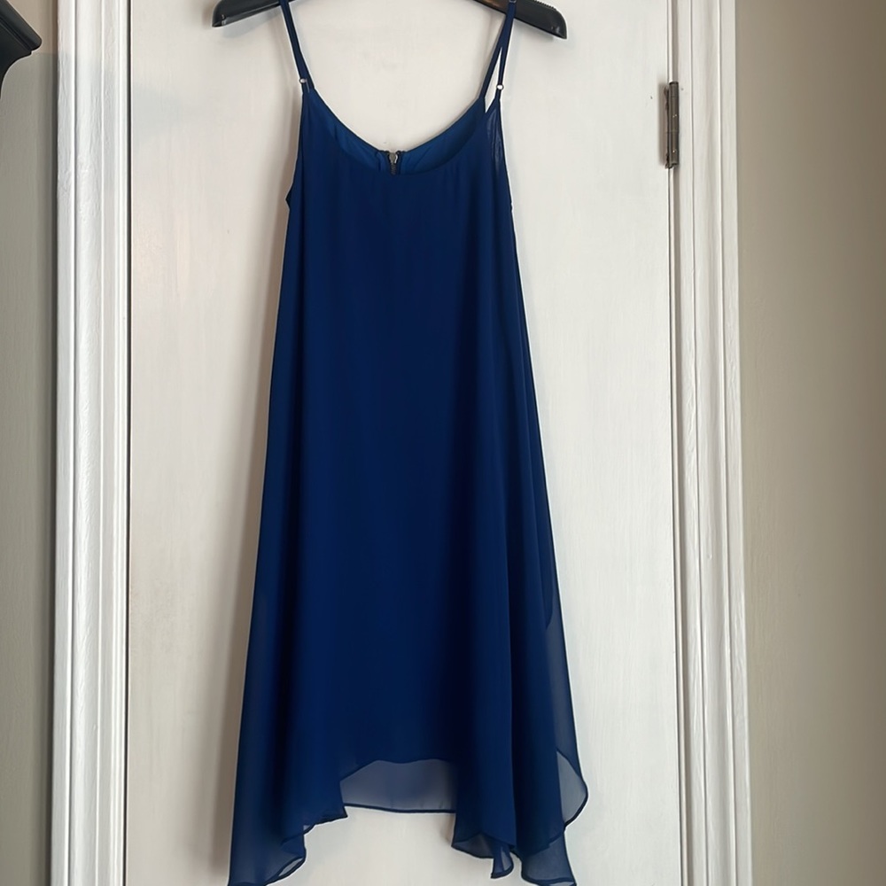 Andrew Charles Smoky Blue Chemise Dress XS - Picture 5 of 7
